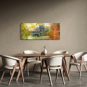 Tablou cu pescărie (120x50 cm)