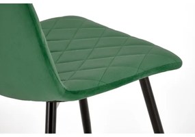 Scaun de dining ORIS, 1 buc., verde închis