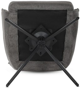 Set de scaune de sufragerie cu mecanism deîntoarcere DCH-P3170 GREY2, 2 buc.