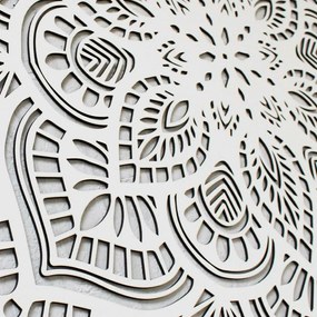 DUBLEZ | Mandala art din lemn - Tablou natura