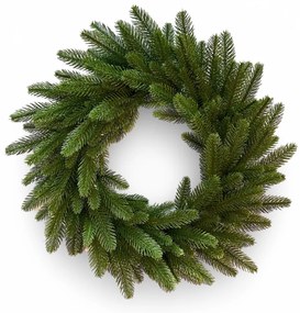 Coroniță Decorativă de Crăciun cu Ace de Brad Full 3D, Santa Premium