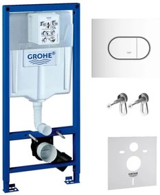 Set cadru încastrat Grohe Rapid SL 38539001, buton de spălare Grohe Arena 38858SH0