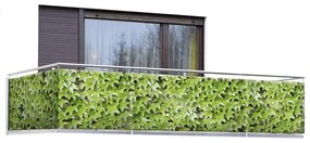 Paravan pentru balcon verde 500x85 cm - Maximex