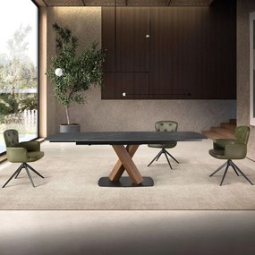Masa extensibila deosebita design LUX Marble 160-240x100cm