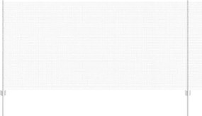 vidaXL Gard cu Stâlp Argintiu 1,2 x 50 m Oțel