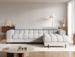 Coltar extensibil cu spatiu pentru depozitare, 285x181x93 cm, Felro R, Eltap (Culoare: Gri / Aura 04)