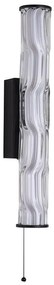 Aplica LED de perete baie metal sticla IP44 Vibrate