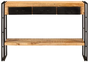 348159 vidaXL Măsuță consolă, 110x30x76 cm, lemn masiv de mango