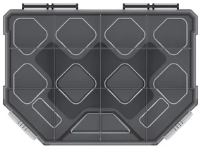 Organizator 19,5 x 14,2 x 4 cm, separatoare, negru