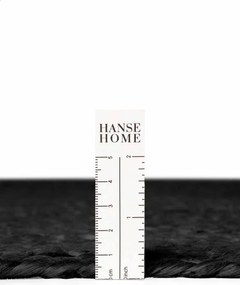 Covor negru reversibil/țesut manual rotund din iută ø 140 cm Braided – Hanse Home