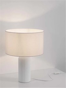 Veioza/Lampa de masa decorativa AMMOS alb
