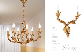 Candelabru 6 brate LUX realizata manual Solange