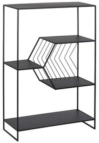 Etajeră neagră din metal 80x120 cm – Ixia