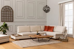 Coltar Tulip Corner Right Without Pouf, Bej