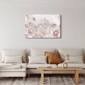 Tablou - Flori roz (90x60 cm)