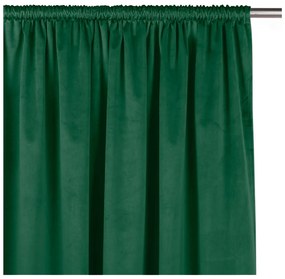 Draperie verde dimout (semi-opacă) din catifea 400x270 cm Velto – Filumi
