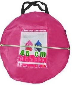 Cort de Joaca Pop-up XXL Pentru Copii NOVOKIDS™ Pink Princess, Pentru interior si exterior, Geanta transport inclusa, Dimensiuni 105X135 cm, Model