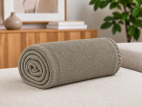 Patura din fleece FLEORA, cappuccino Dimensiune: 180 x 200 cm