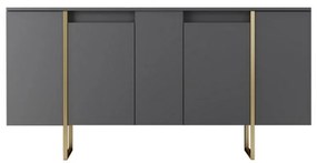 Dulap Luxe Anthracite and Gold