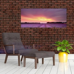 Tablou - Câmp de lavandă (120x50 cm)
