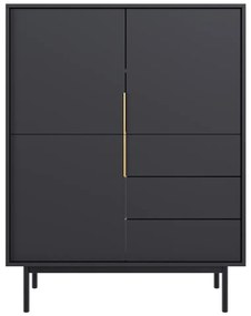 Comoda VIVALA 3D3S, negru