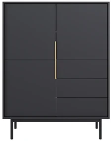 Comoda VIVALA 3D3S, negru
