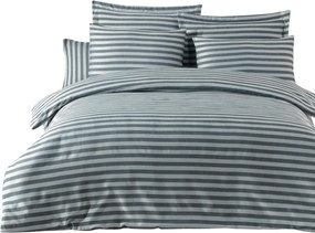 Set lenjerie pat 162ELR4138, bumbac/poliester, verde, 200x220 cm, cu c