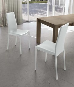STONES Scaun din piele ecologică 42cm X 41cm H. 95cm | Aosom Romania