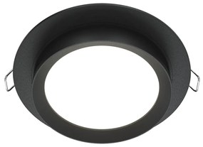 Spot incastrabil design tehnic Loop negru