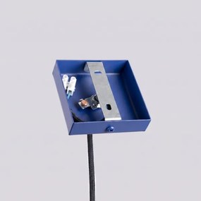 Sollux SL.2125 - Lustră suspendată pe cablu PASTELO 1xG9/8W/230V albastră