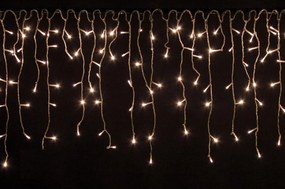 Instalație de Crăciun, tip ploaie - 10 m, 400 LED, alb cald