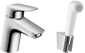 Baterie lavoar Hansgrohe Logis cu dus pentru igiena intima, fara ventil - 71290000