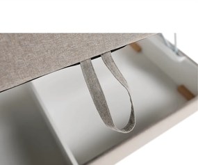 Pat tip BOXSPRING 180x200, taupe gri-maro, FERATA TV KOMFORT