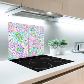 Tocator din sticla model floare
