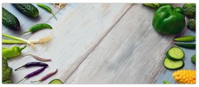 Tablou legumele (120x50 cm)