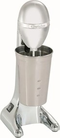 Mixer frappe pentru bar Bartscher 135100, 85 W, 700 ml, 2 viteze, cap rabatabil, argintiu/cromat