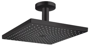 Palarie cu brat de dus Hansgrohe Raindance E 300 Air negru mat