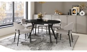 Masă de dining ARTUR, neagră