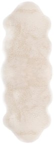 Blană de oaie artificială Tiseco Home Studio Lambskin, 60 x 180 cm, alb