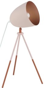 Eglo 49727 - Lampă de masă CHESTER, 1xE27/60W/230V, alb/cupru