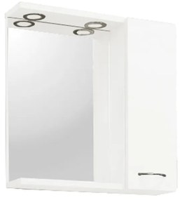 Dulap suspendat pentru baie Ruben 55, alb