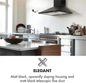 Klarstein Zugspitze 60, hotă de aspirație, 65 W, 310 m³/h, LED