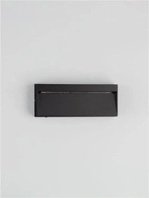Mini Aplica perete exterior IP65, LED CCT Drat negru