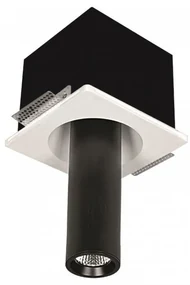 Spot ajustabil design modern incastrabil GIACOMO alb/negru H-28cm