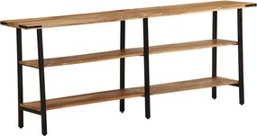 vidaXL Masă consolă, 180x35x70 cm, lemn masiv de mango