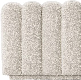 Taburete design LUX Bente, boucle crem 115491 HZ