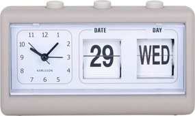 Ceas deșteptător retro FLIP cu dată