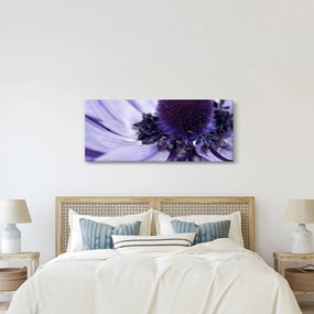 Tablou - Floare mov (120x50 cm)