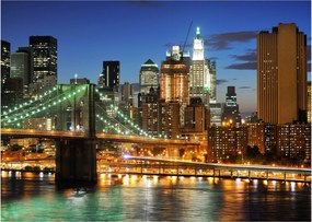 Tablou - Pod cu New York (70x50 cm)
