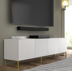 Masă TV/Dulap Surfy 4D (Alb). 1057587